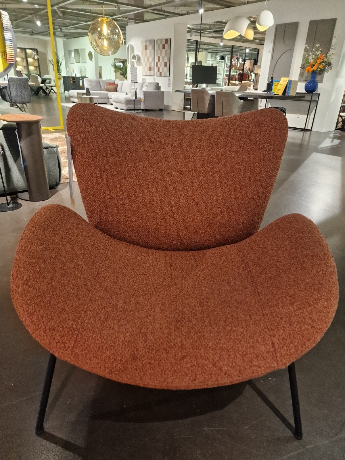 Modieuze brede fauteuil in stof: Rhodos Brick, Ophalen of Verzenden