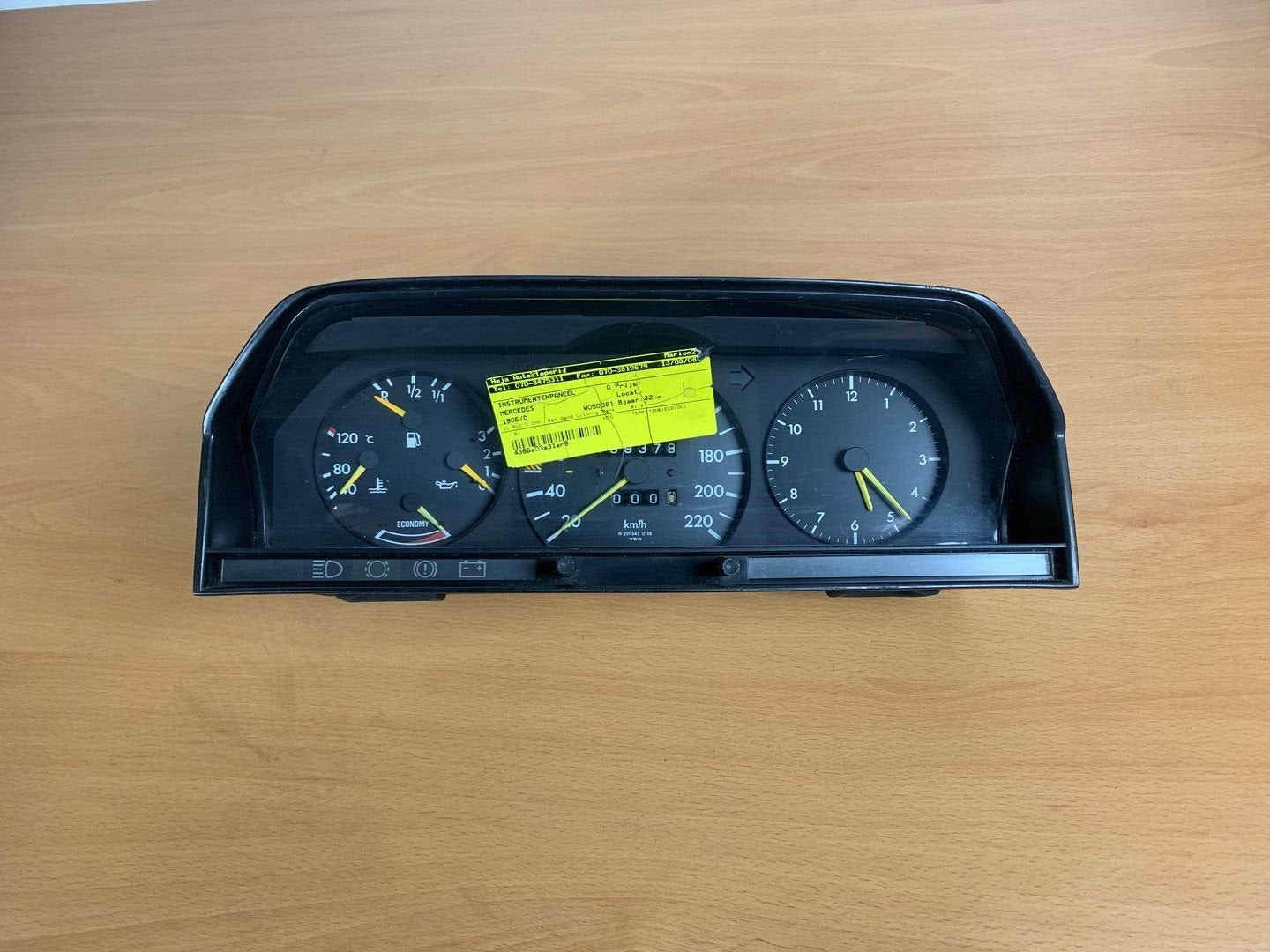 kilometerteller mercedes 190 benzine W201 2015421206, Auto-onderdelen, Gebruikt, -, Ophalen of Verzenden, -