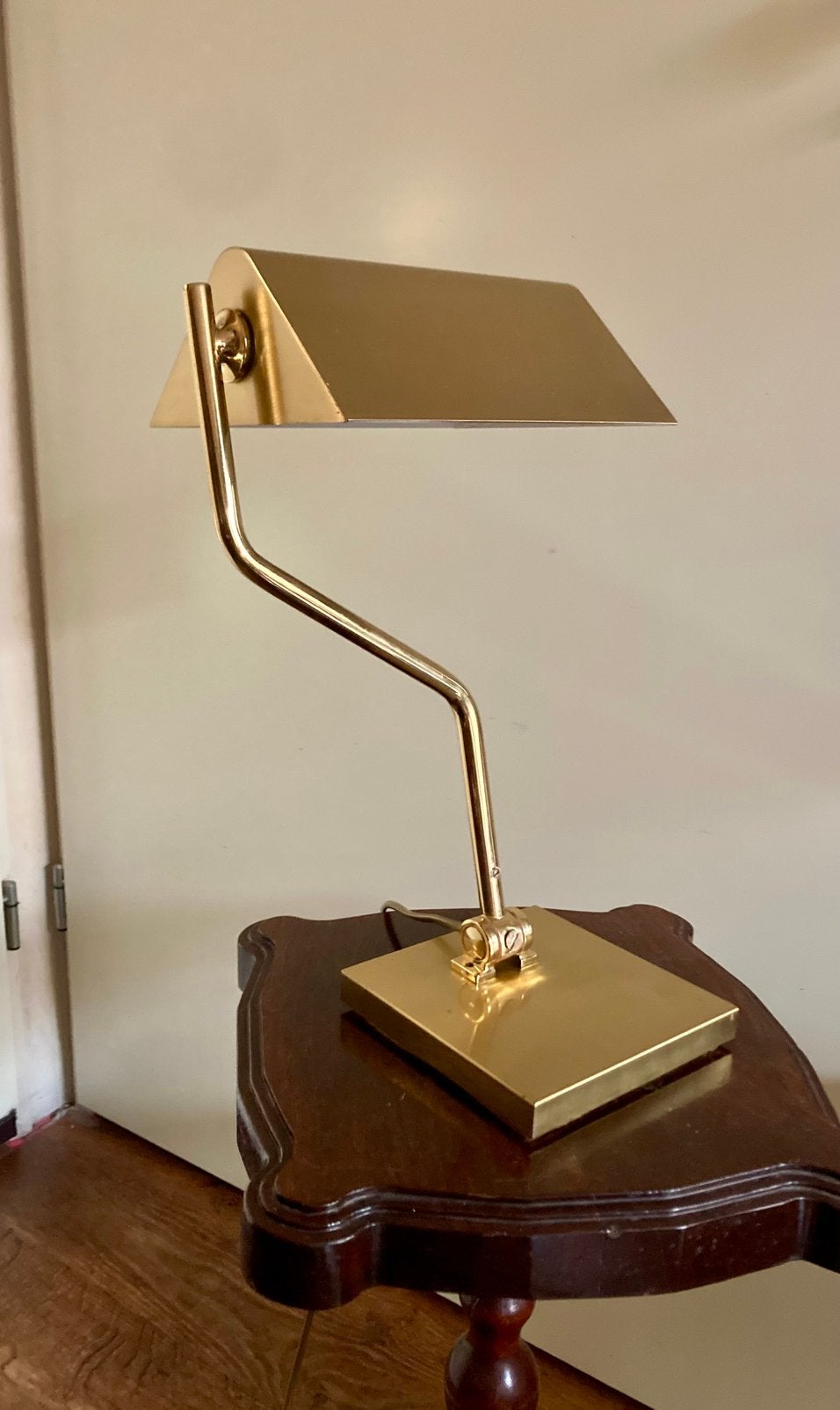 Vintage Deense design bureaulamp Benny Frandsen jaren 70., Huis en Inrichting, Overige materialen, Bureaulamp, Vintage, Ophalen of Verzenden