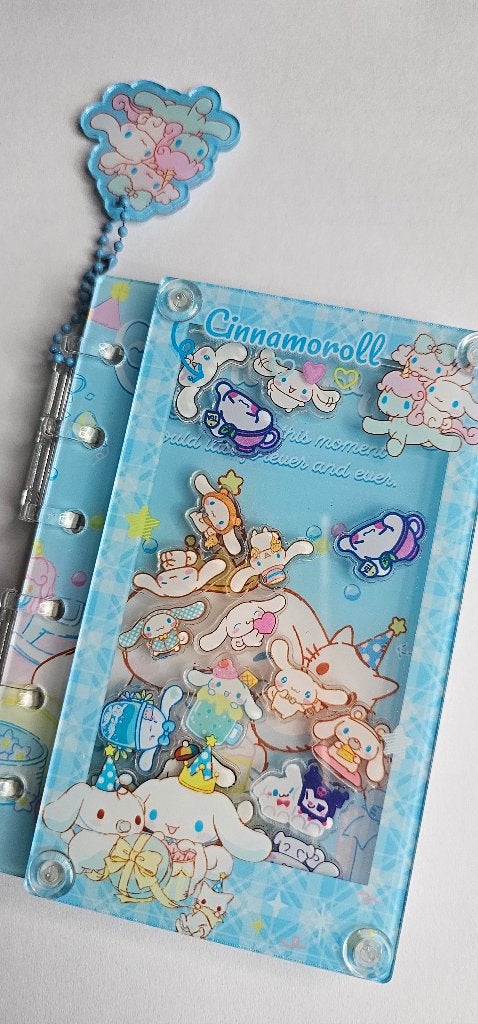 blauw cinnamoroll sanrio shaker notebook a7, Diversen, Ophalen of Verzenden, Uitwisbaar, Nieuw, A7