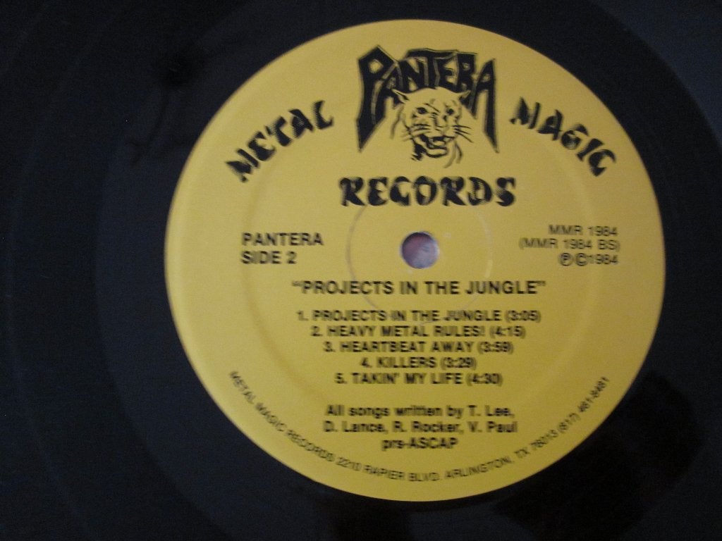 Foto 7 van Pantera -Projects In The Jungle 1984 Metal Magic MMR 1984 LP
