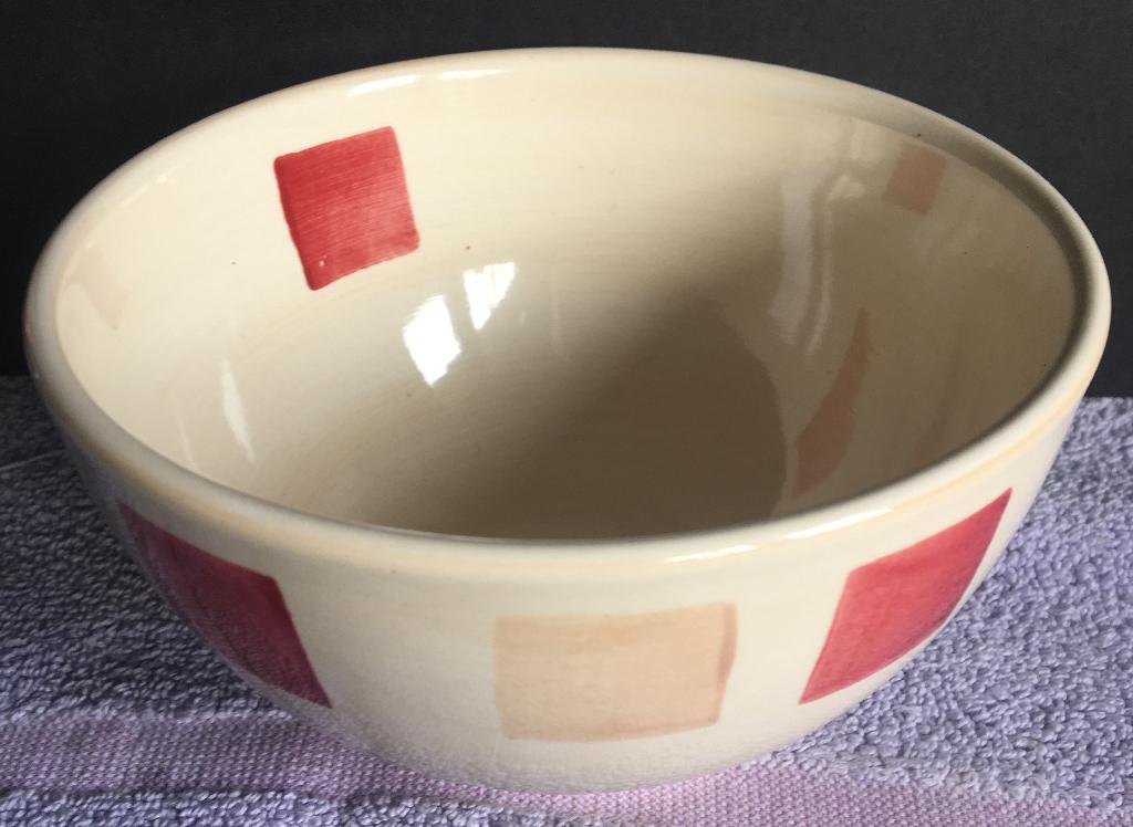 Retro stijl soepkom, Gebruikt, Ophalen of Verzenden, Kom(men), Overige stijlen