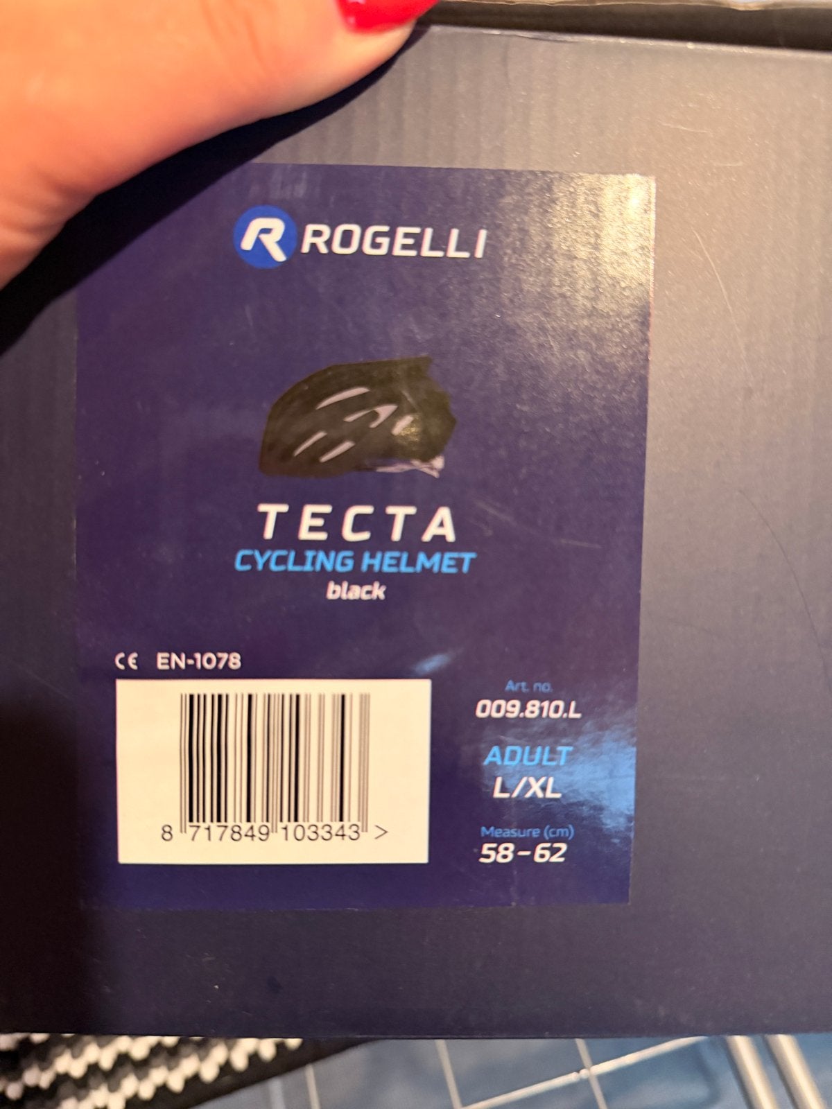 RACEFIETS HELM ROGELLI TECTA L/XL ZWART/GEEL, Ophalen of Verzenden, Nieuw, Overige maten, Heer of Dame