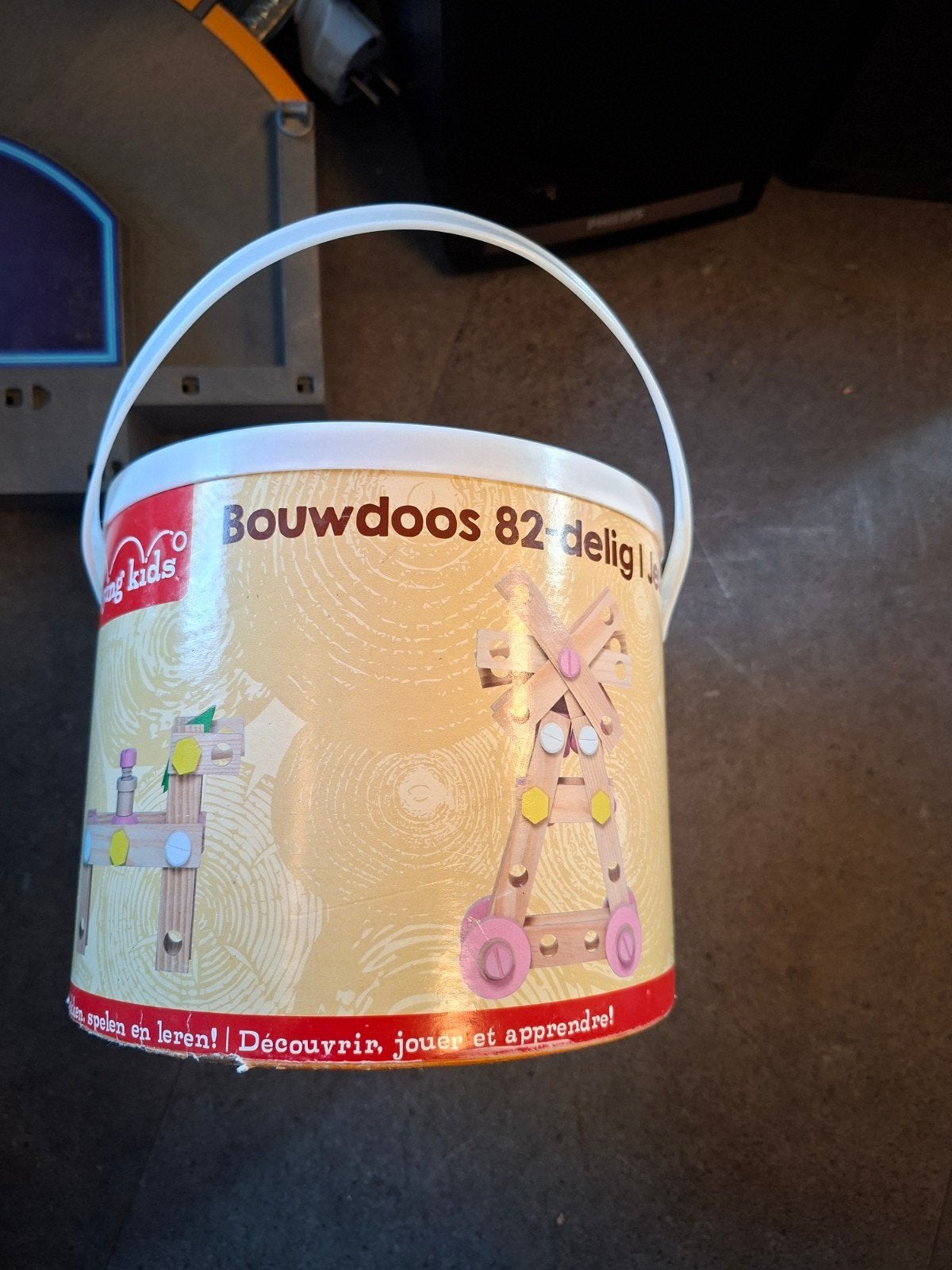 Bouwdoos 82-delig - Speel en leer!, Ophalen, Zo goed als nieuw, Overige merken