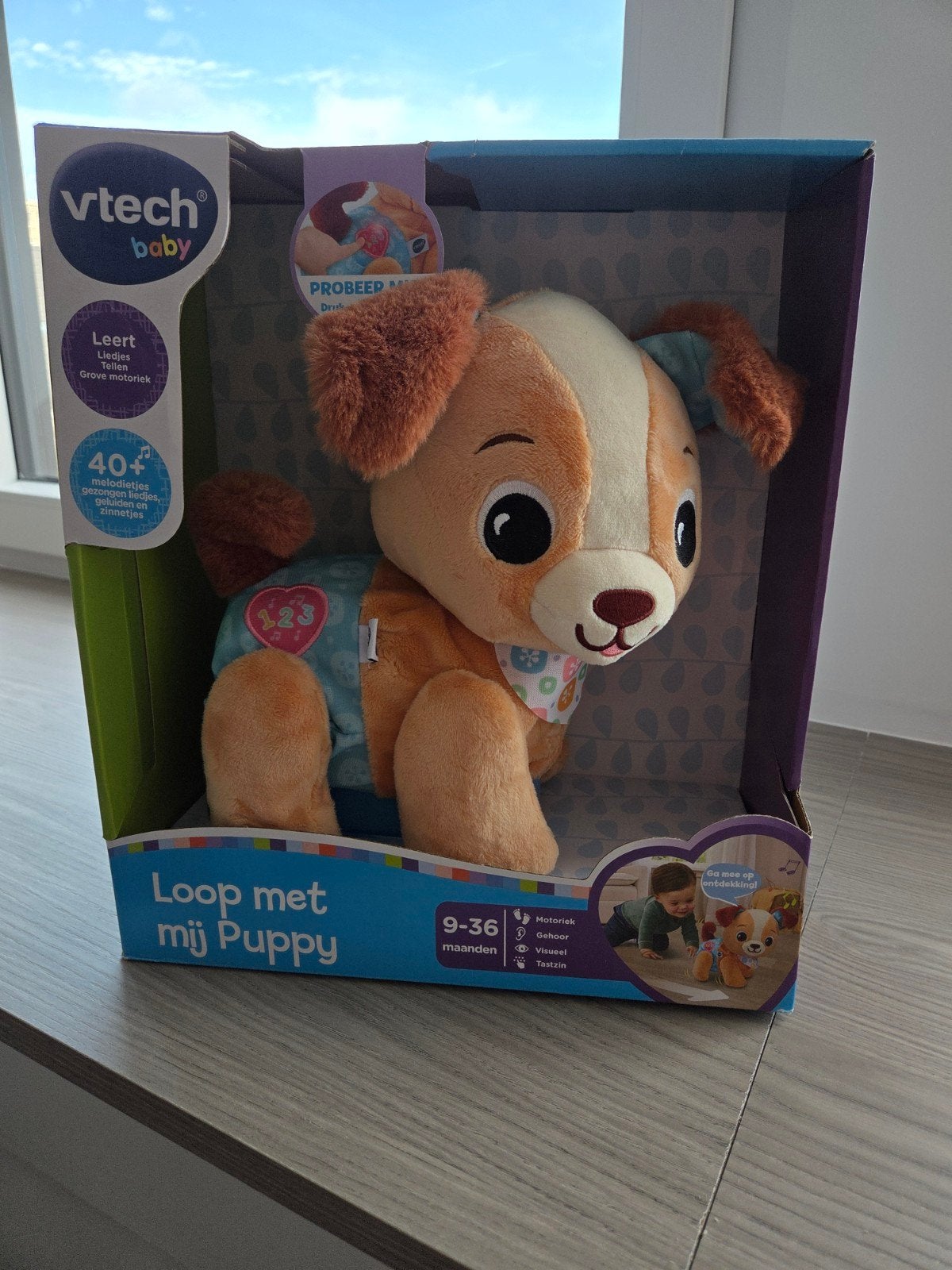 Vtech Baby Loop met mij Puppy - Interactief Speelgoed, Ophalen, Zo goed als nieuw, Overige typen, Met geluid