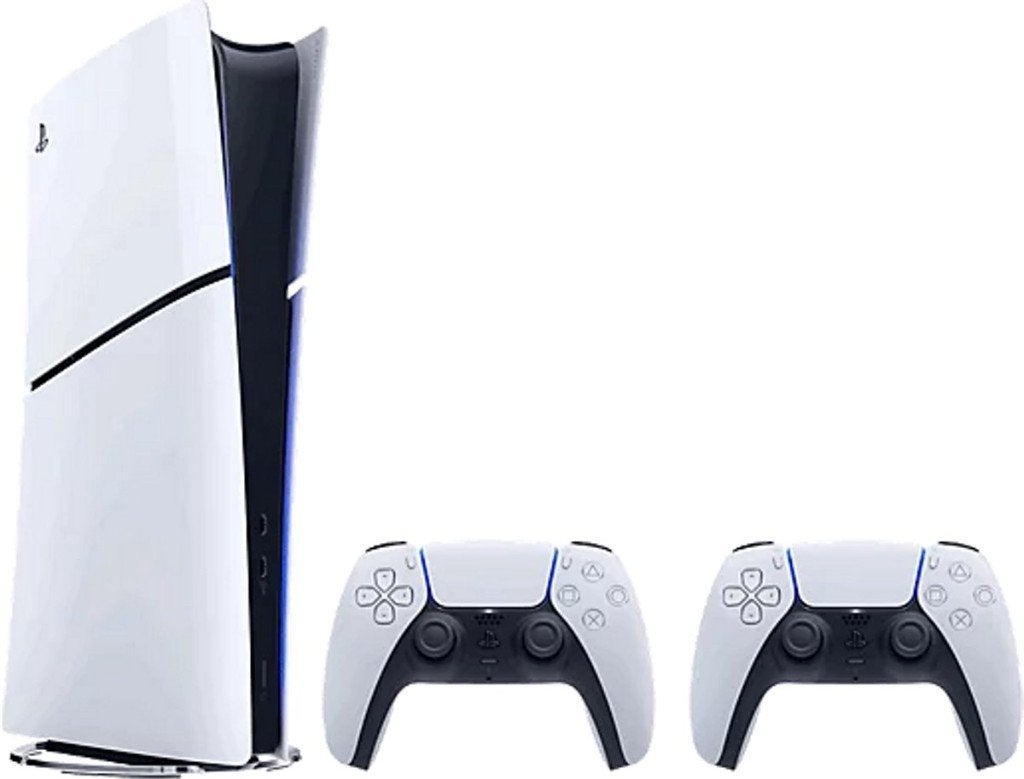 PlayStation 5 Disc + 2x Controller Wit + 1x Sony Headset, Ophalen of Verzenden, Zo goed als nieuw