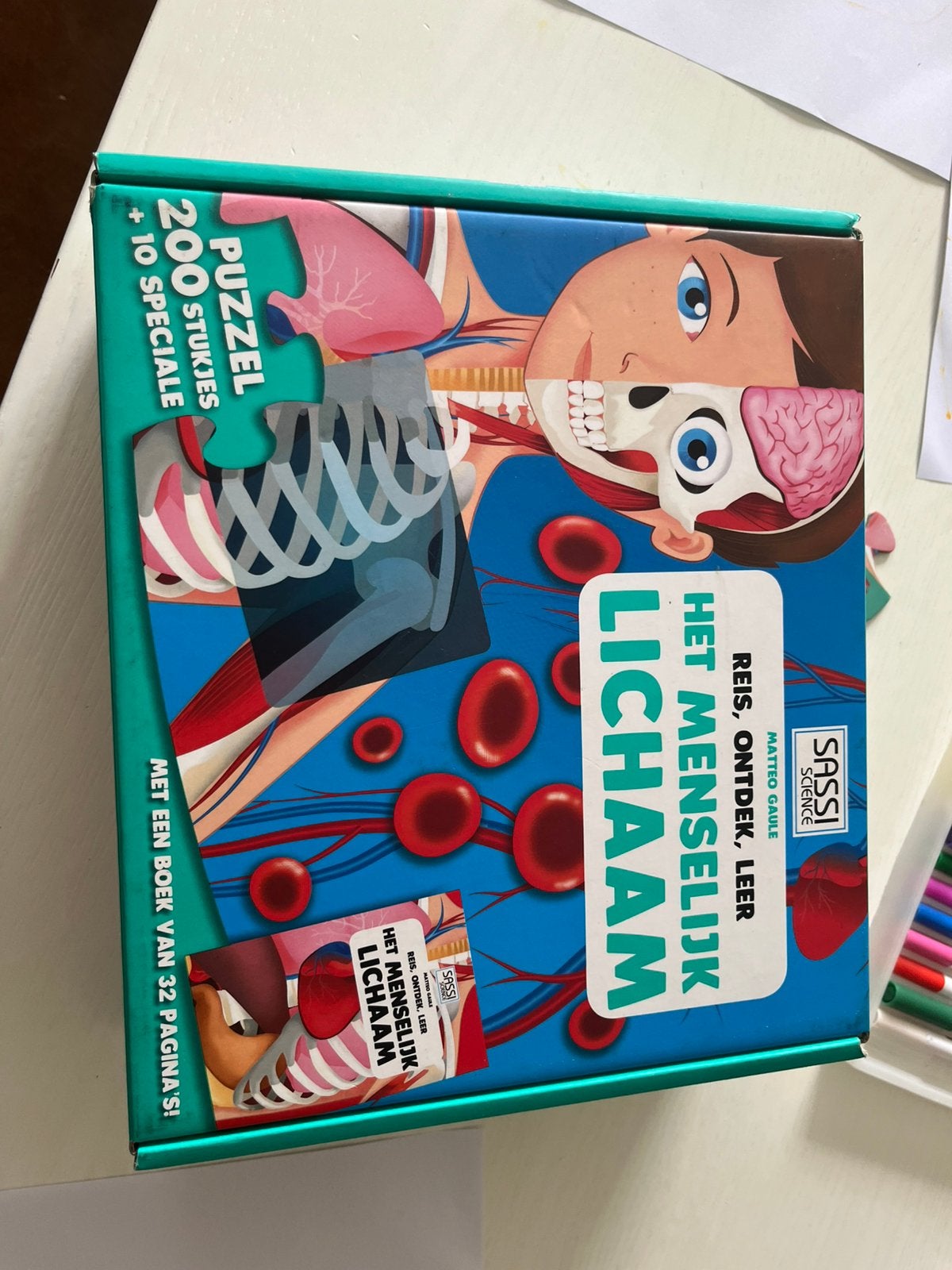 Leuke puzzels menselijk lichaam, Ophalen of Verzenden, Zo goed als nieuw