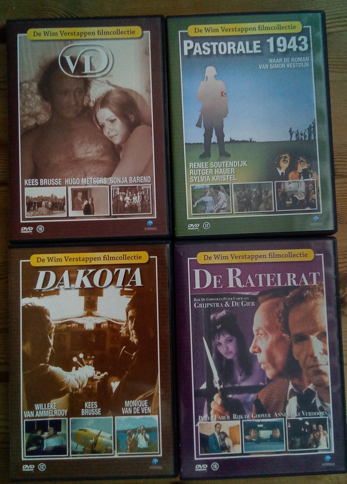 De Wim Verstappen Filmcollectie - 4 films, Vanaf 16 jaar, Ophalen of Verzenden, Zo goed als nieuw, Overige genres
