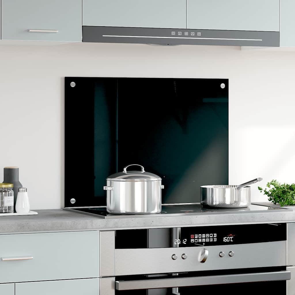 NIEUW | Spatscherm keuken 70x50 cm gehard glas zwart! GRTS B, Verzenden, Nieuw
