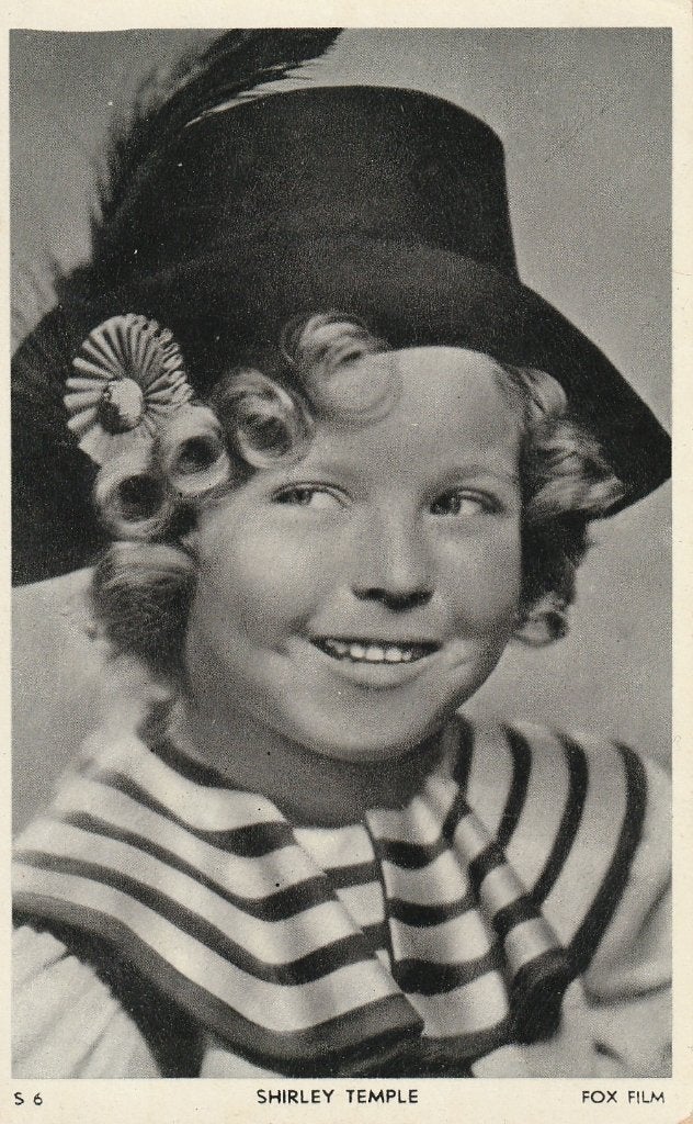 FILMSTER SHIRLEY TEMPLE JAREN 30 ZEER MOOIE OUDE KAART KO474, Ophalen of Verzenden, 1920 tot 1940, Ongelopen, Sterren en Beroemdheden