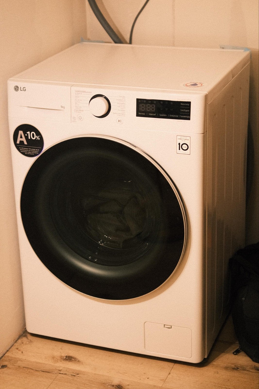 LG Washing Machine 9kg AI Wash, Ophalen, 8 tot 10 kg, Zo goed als nieuw, 85 tot 90 cm