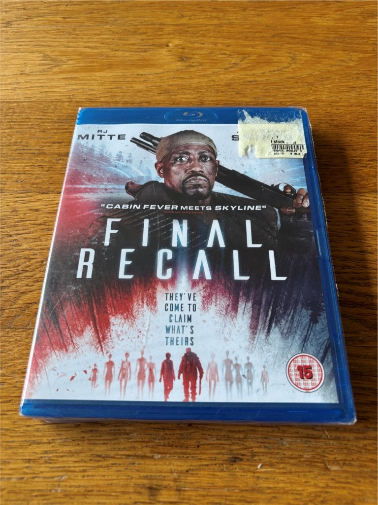 Blu-ray Final Recall - NIEUW in Seal - N-NLO, Engels, Film, Science Fiction en Fantasy, Ophalen of Verzenden