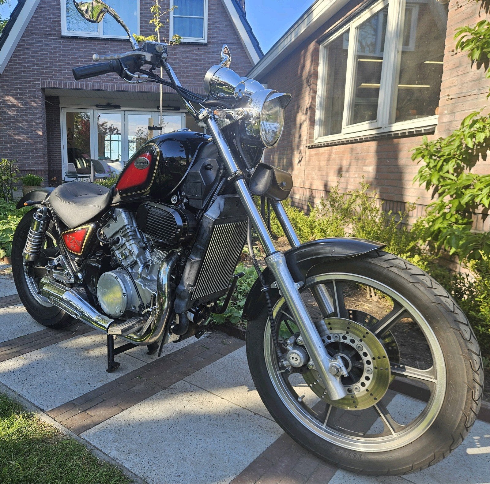Kawasaki vulcan 750 (bobber), Ophalen