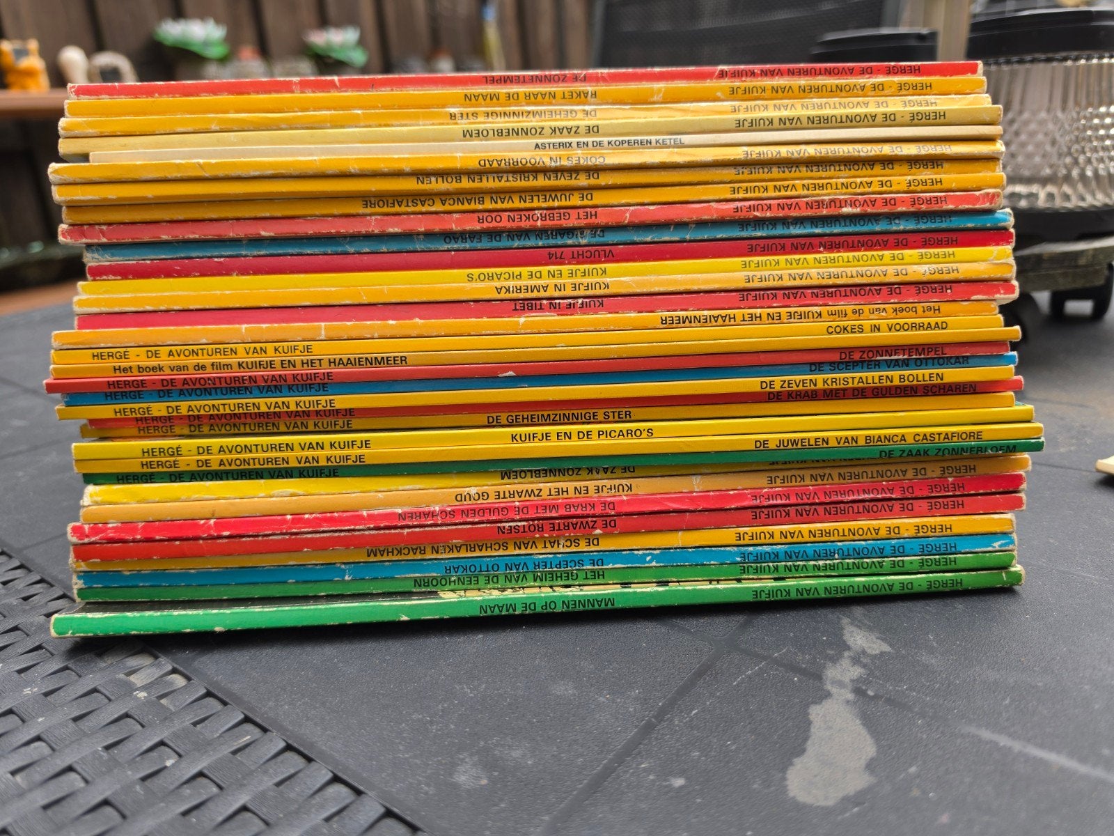 Kuifje stripboeken, Meerdere stripboeken, Ophalen of Verzenden, Gelezen, Hergé