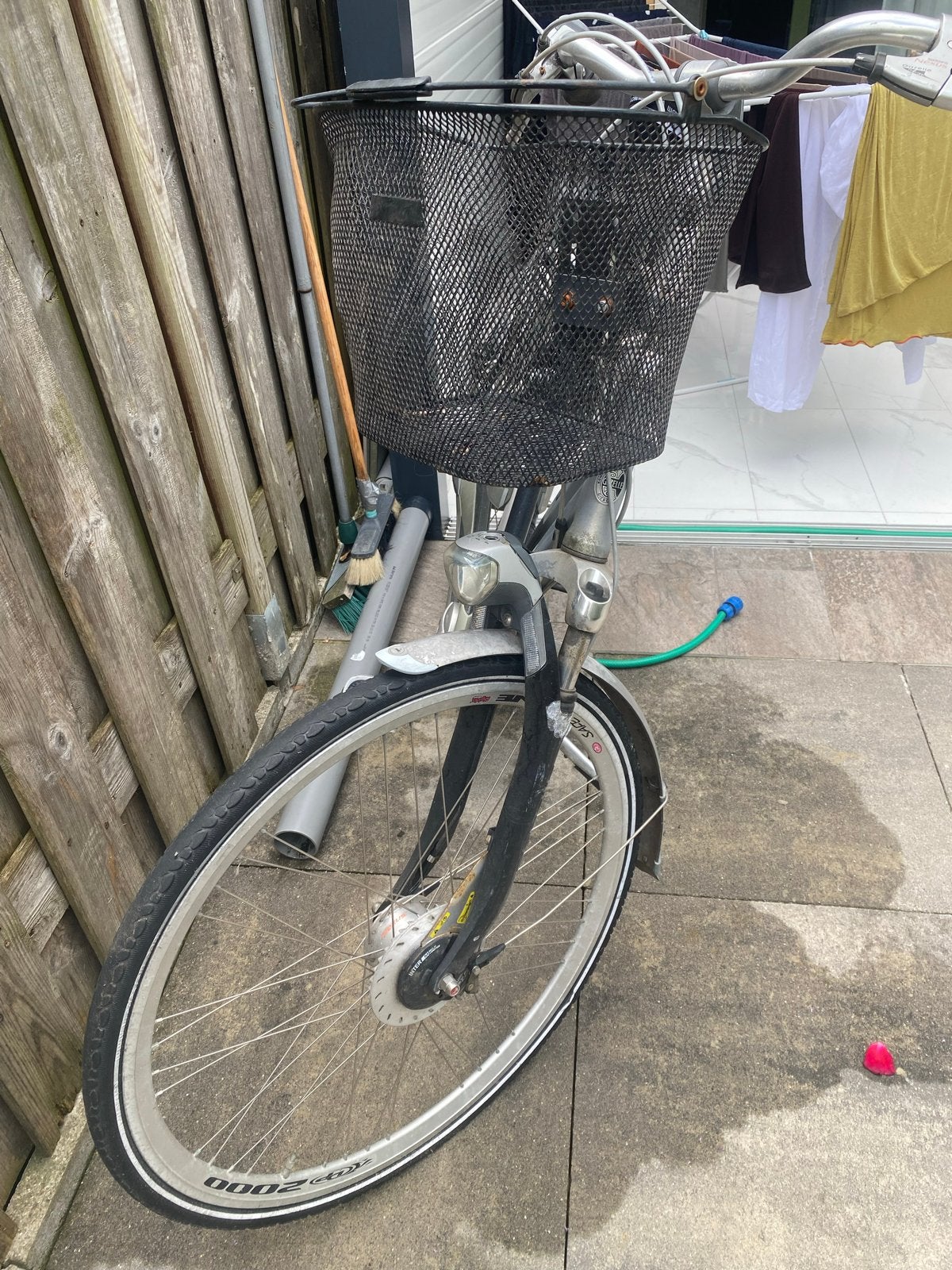 Gazelle Damesfiets met Mandje - Zo goed als nieuw, 53 tot 56 cm, Ophalen of Verzenden, Zo goed als nieuw, Schijfrem