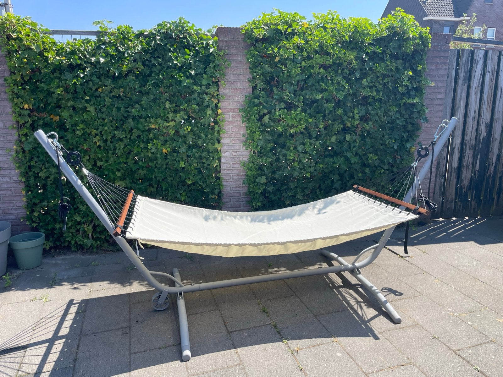 IKEA FREDÖN Hangmat met standaard - Zo goed als nieuw, Ophalen, Zo goed als nieuw, Met standaard, Eenpersoons
