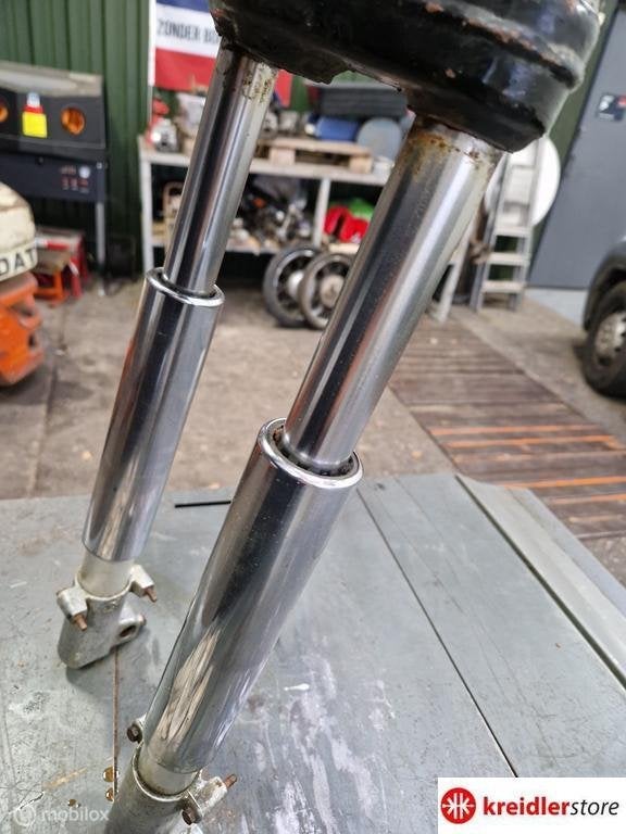 Kreidler Buffeltank voorvork compleet nette staat, Fietsen en Brommers, Gebruikt, Kreidler, Ophalen of Verzenden, Kreidler