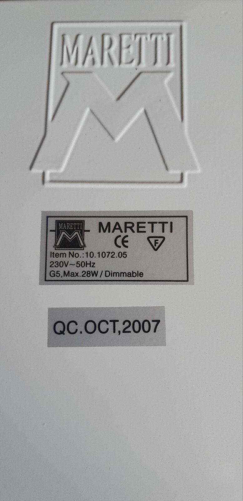 Marelli  G5 TL-armatuur - Max. 28W, Ophalen, Nieuw