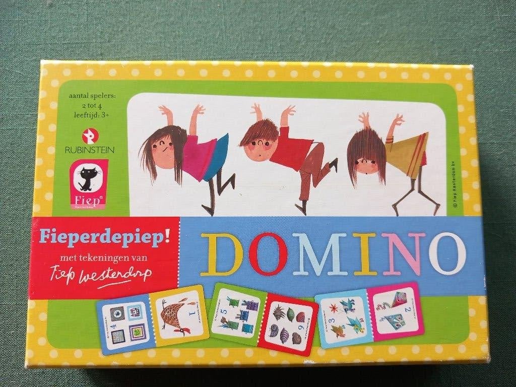 Fieperdepiep domino., Kinderen en Baby's, Ophalen of Verzenden, Puzzelen