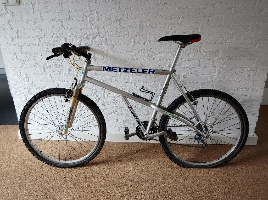 Enduro mountainbike met shimano dura-ace cassette, suntour k, Overige merken, Gebruikt, Hardtail, Ophalen of Verzenden