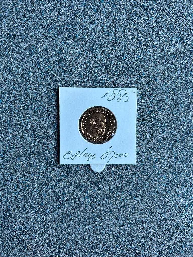 Gouden tientje Willem 3, Ophalen, Koning Willem III, Goud, Losse munt