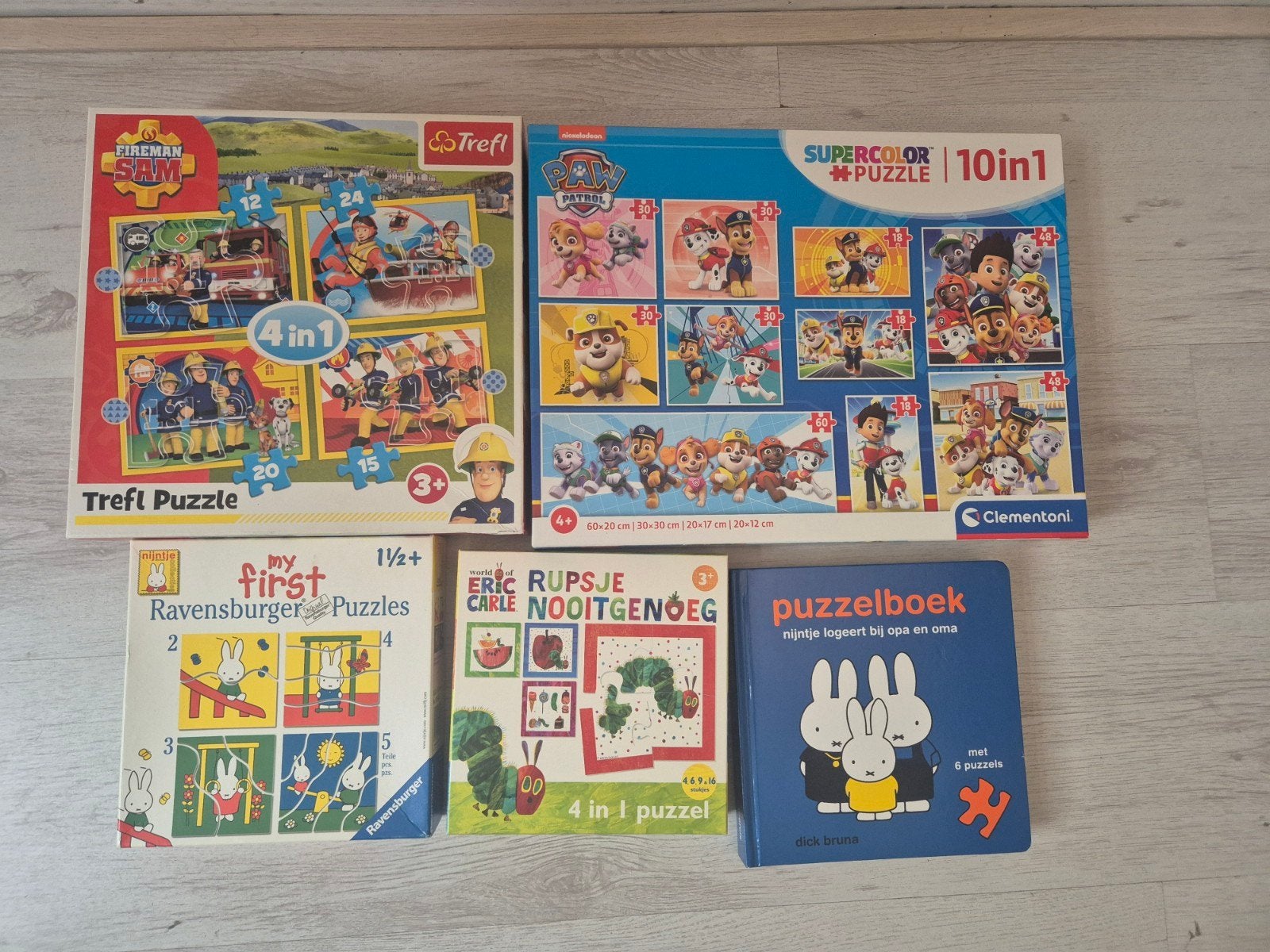 Diverse peuter/kleuterpuzzels, Ophalen, Zo goed als nieuw