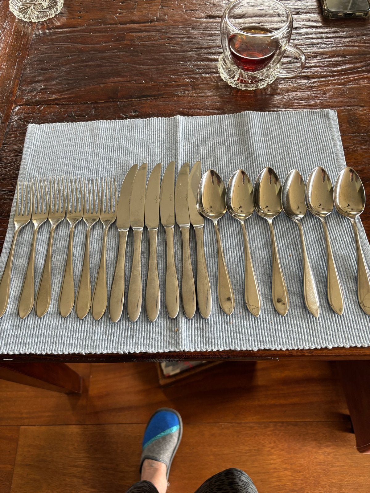 Gero Zilmeta 6-persoons bestekset met opscheplepels, Ophalen of Verzenden