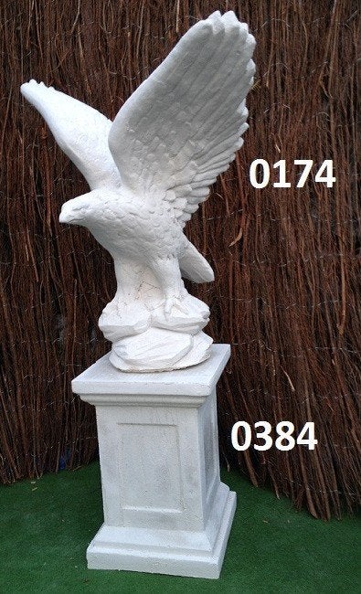 Adelaar met zuil. nr 0174 & 0384., Ophalen, Nieuw, Beton, Abstract beeld