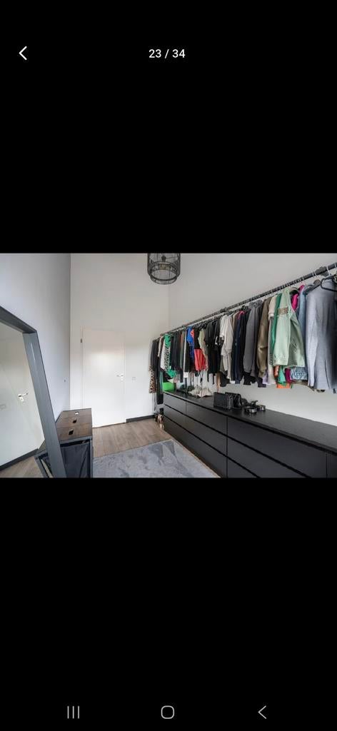 IKEA Malm ladekast zwartbruin met 6 lades - z.g.a.n., 5 laden of meer, 150 tot 200 cm, Ophalen of Verzenden, Zo goed als nieuw