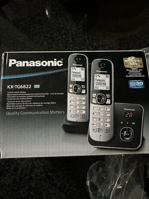 panasonic KX-TG6822, Ophalen of Verzenden, Zo goed als nieuw, 2 handsets