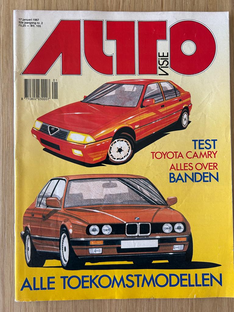 AutoVisie 2/87: Alfa Romeo, Mercedes, Volvo, Daihatsu, Rayto, Ophalen of Verzenden, Gelezen, Algemeen