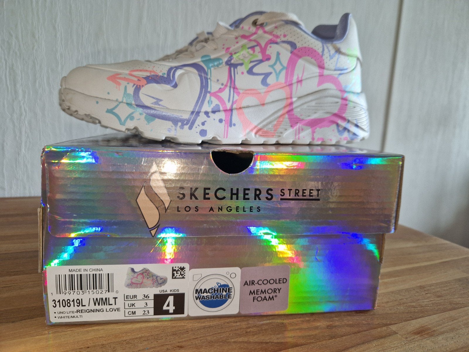 Skechers mt 36 - Uno Lite - Reigning Love, Kinderen en Baby's, Kinderkleding | Schoenen en Sokken, Meisje, Sportschoenen, Nieuw