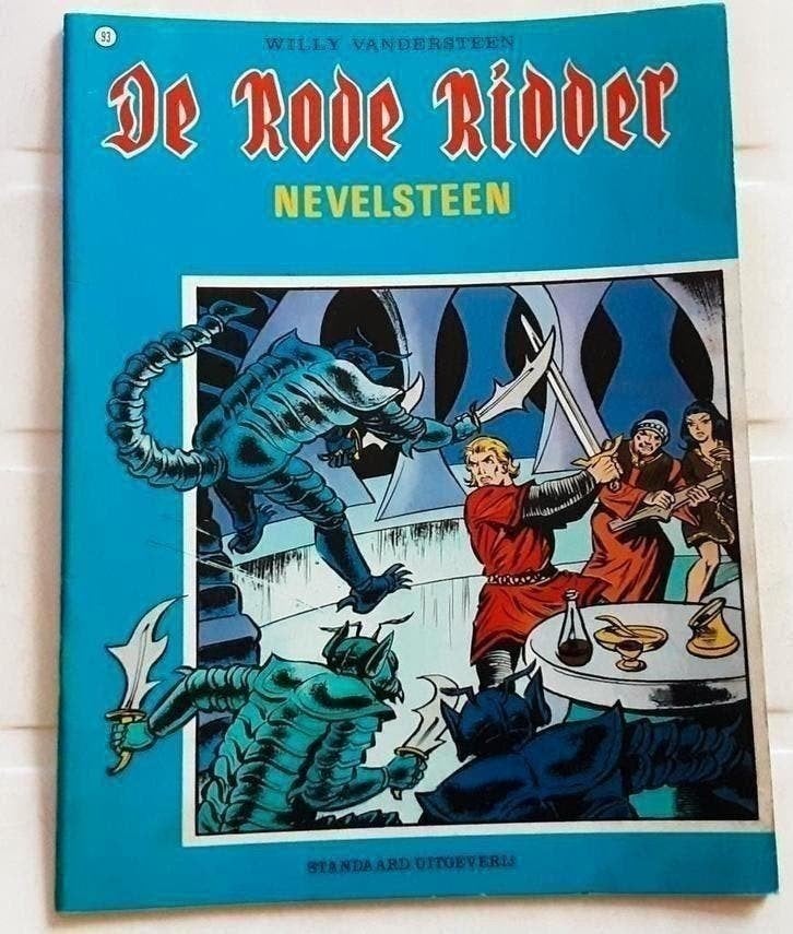 De Rode Ridder 93 Nevelsteen - Willy Vandersteen 1980, Boeken, Eén stripboek, Ophalen of Verzenden, Zo goed als nieuw