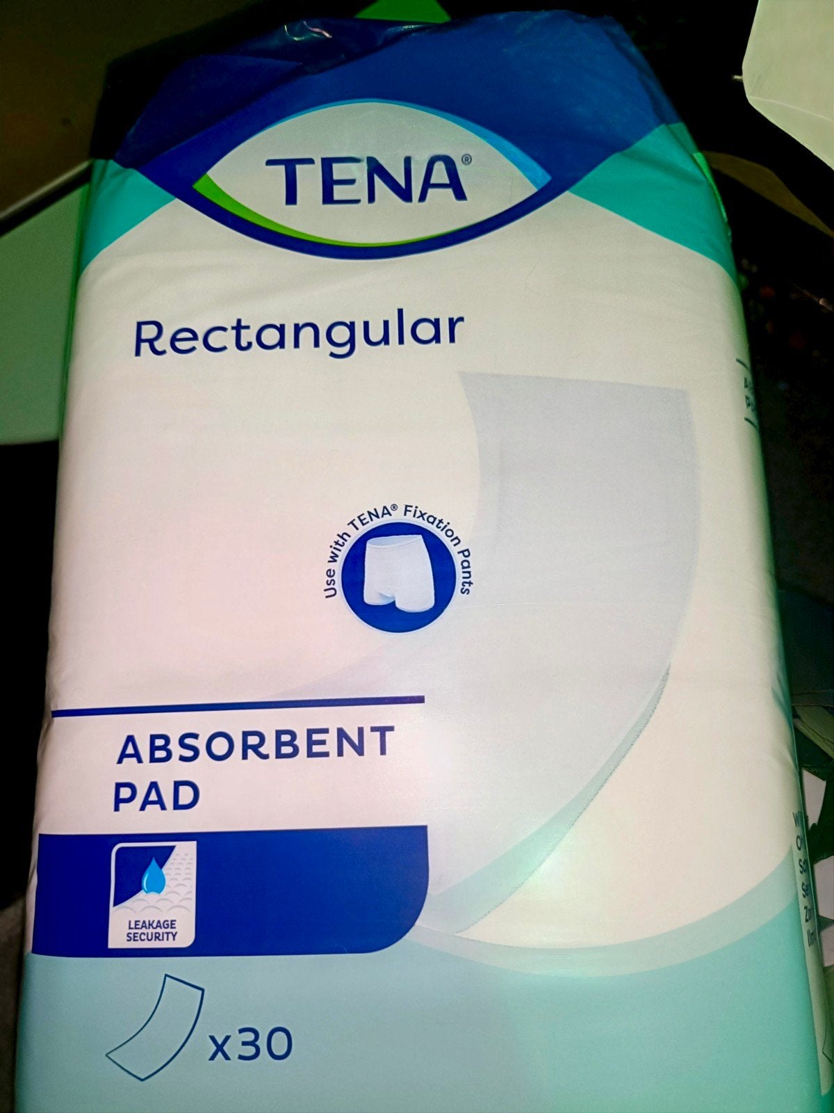 Tena Rectangular Absorbent incontinentie Pad, Ophalen, Nieuw