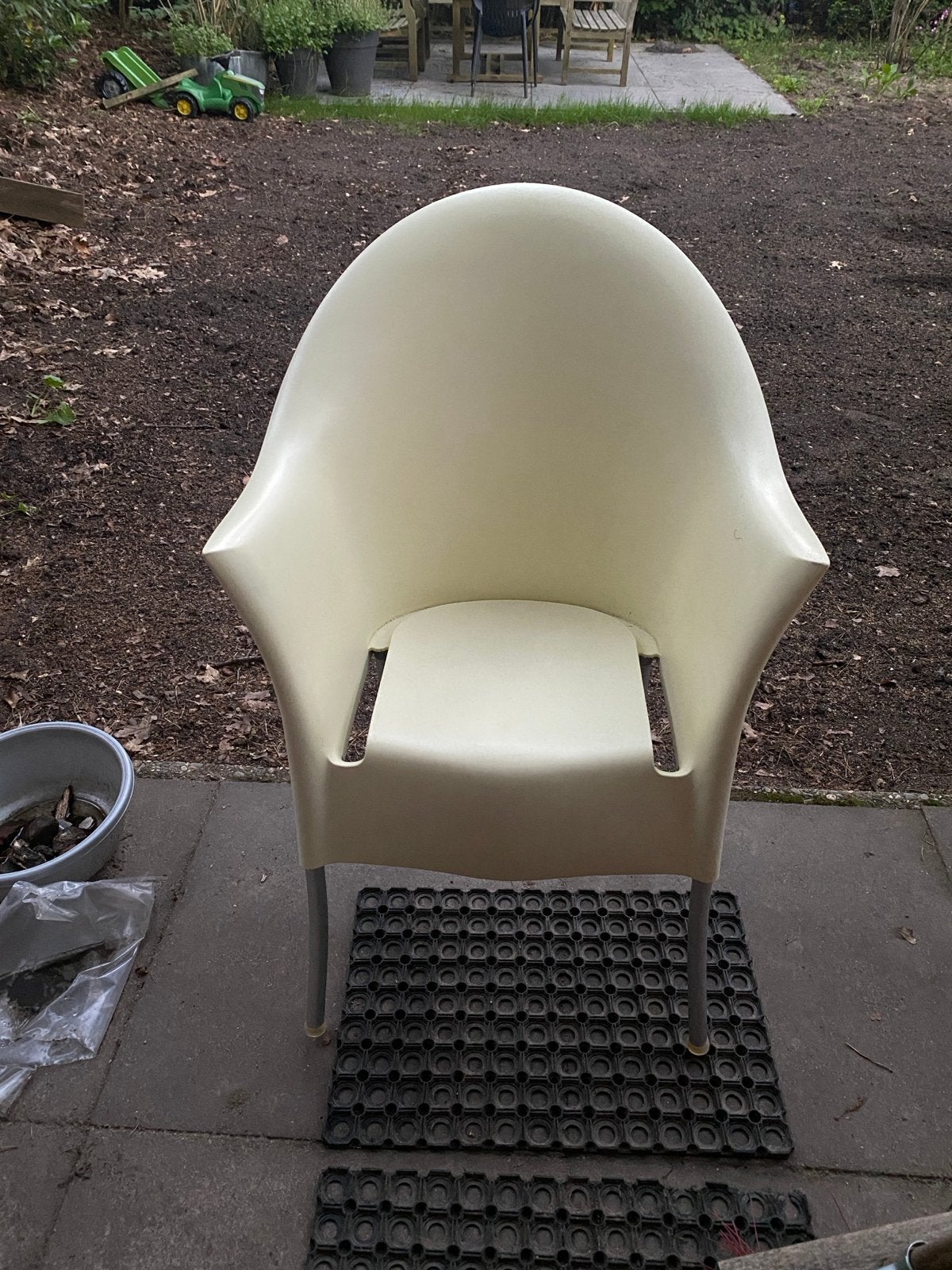 6x Philip Starck stoelen in goede staat, Ophalen, Kunststof, Gebruikt, Wit