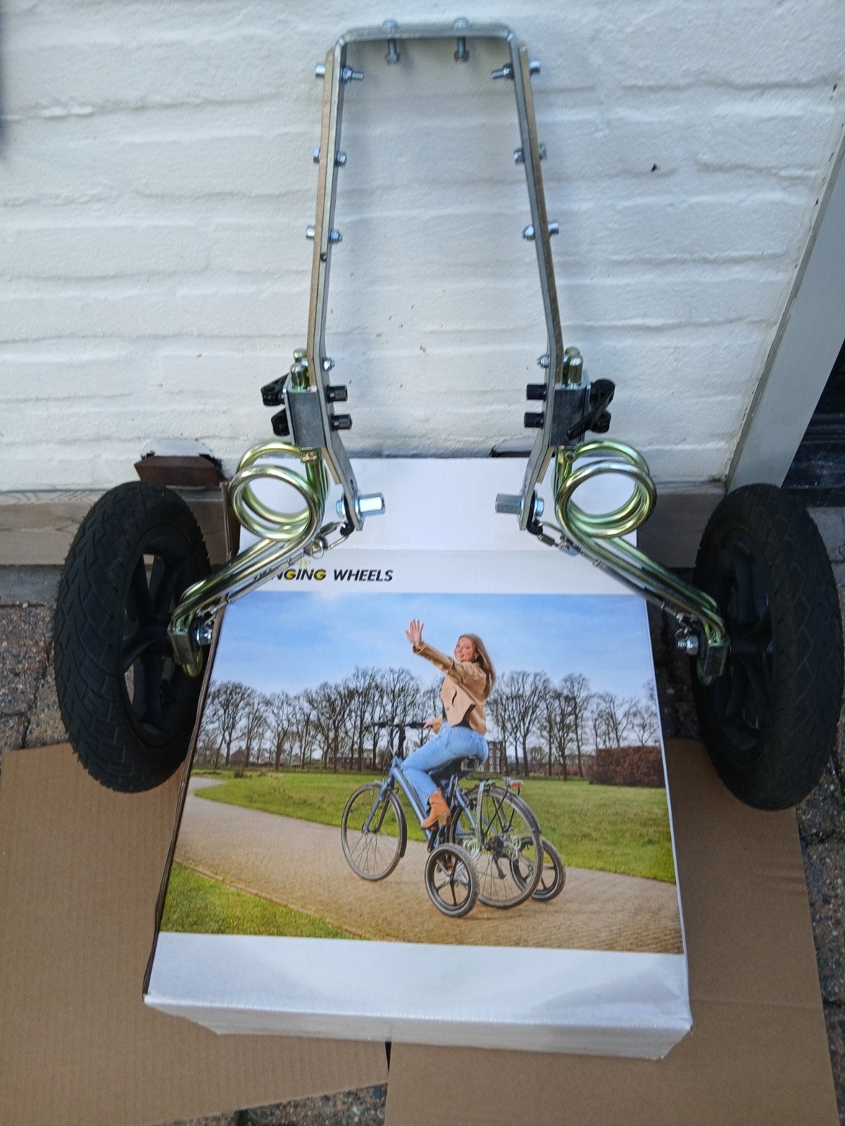 Swinging Wheels Double Twelves 24 inch zijwielen, Ophalen of Verzenden, Zo goed als nieuw, Overige typen, Swinging Wheels