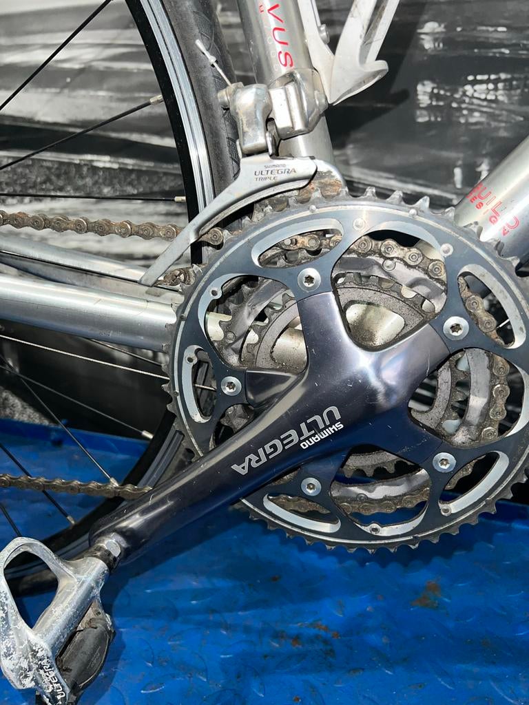 Shimano Ultegra Crankstel en Derailleur - Gebruikt, Fietsen en Brommers, Fietsonderdelen, Crankstel of Pedalen, Gebruikt, Ophalen of Verzenden