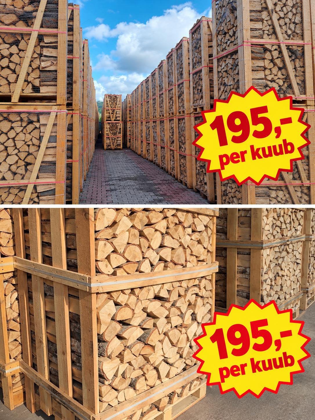 Ovengedroogd eiken haardhout, Minder dan 3 m³, Ophalen of Verzenden