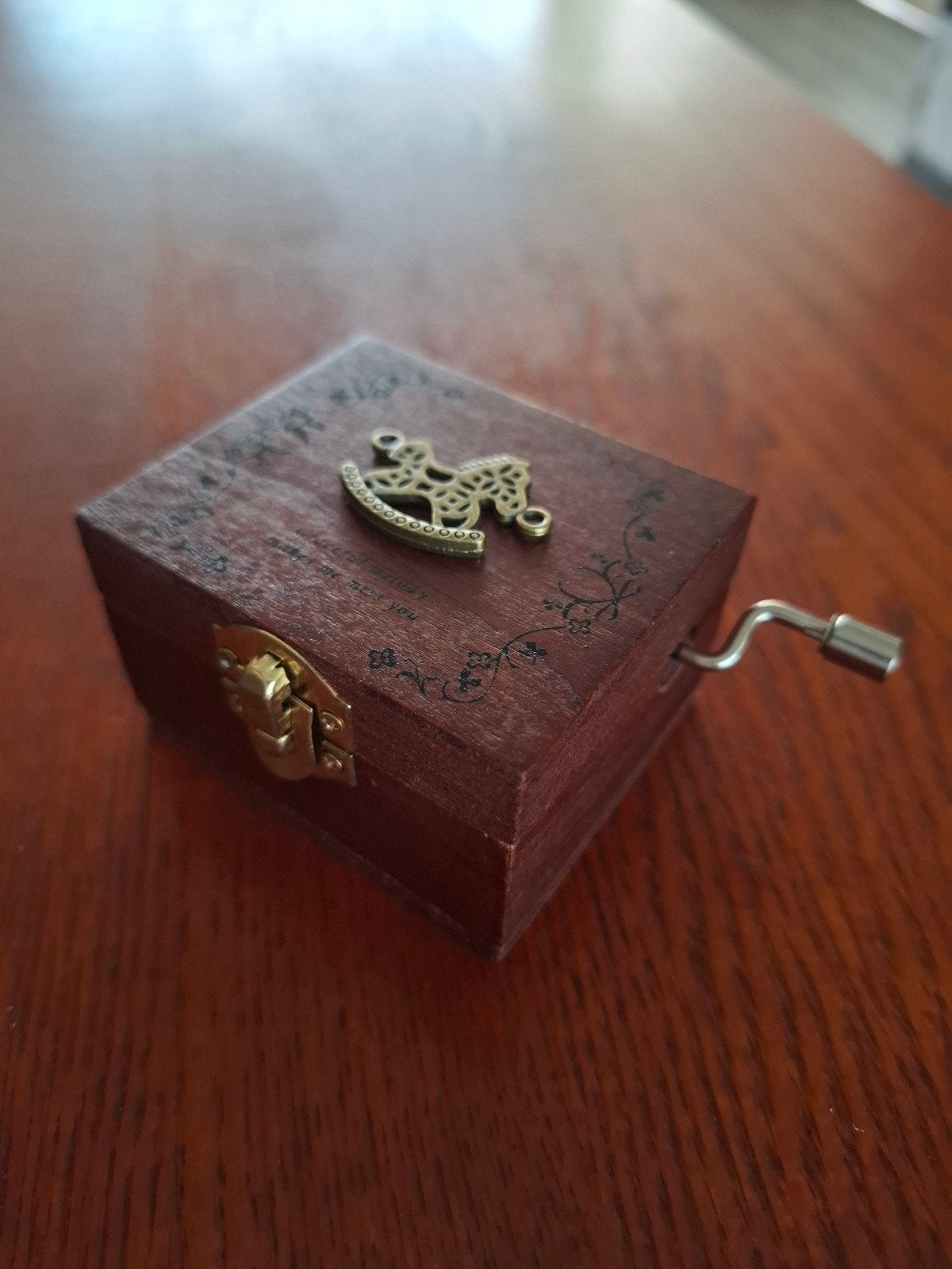 Retro Houten Muziekdoosje, Ophalen of Verzenden