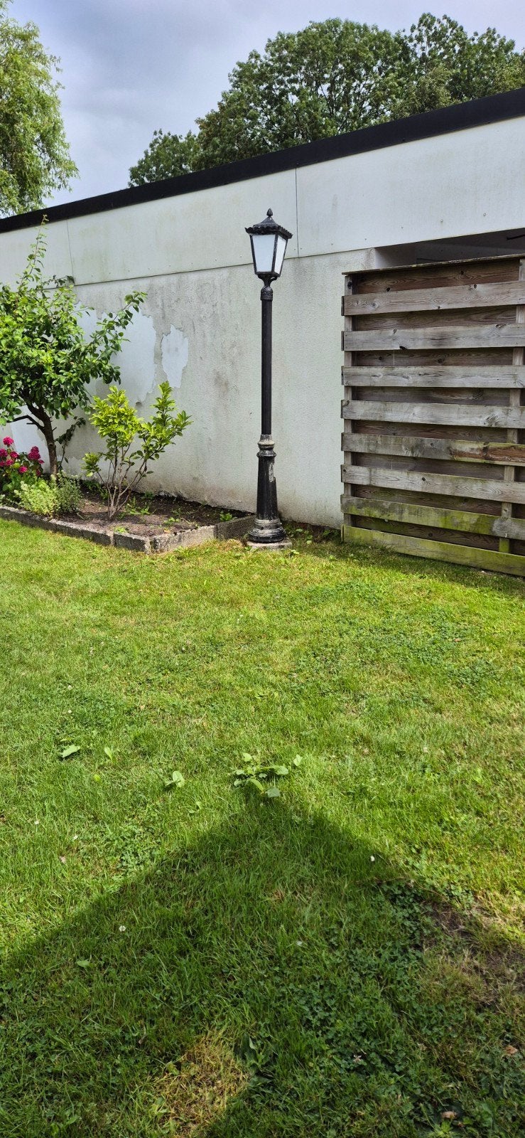 Gietijzeren lantaarnpaal - opknapper, Tuin en Terras, Buitenverlichting, Gebruikt, Staande lamp, IJzer, Ophalen