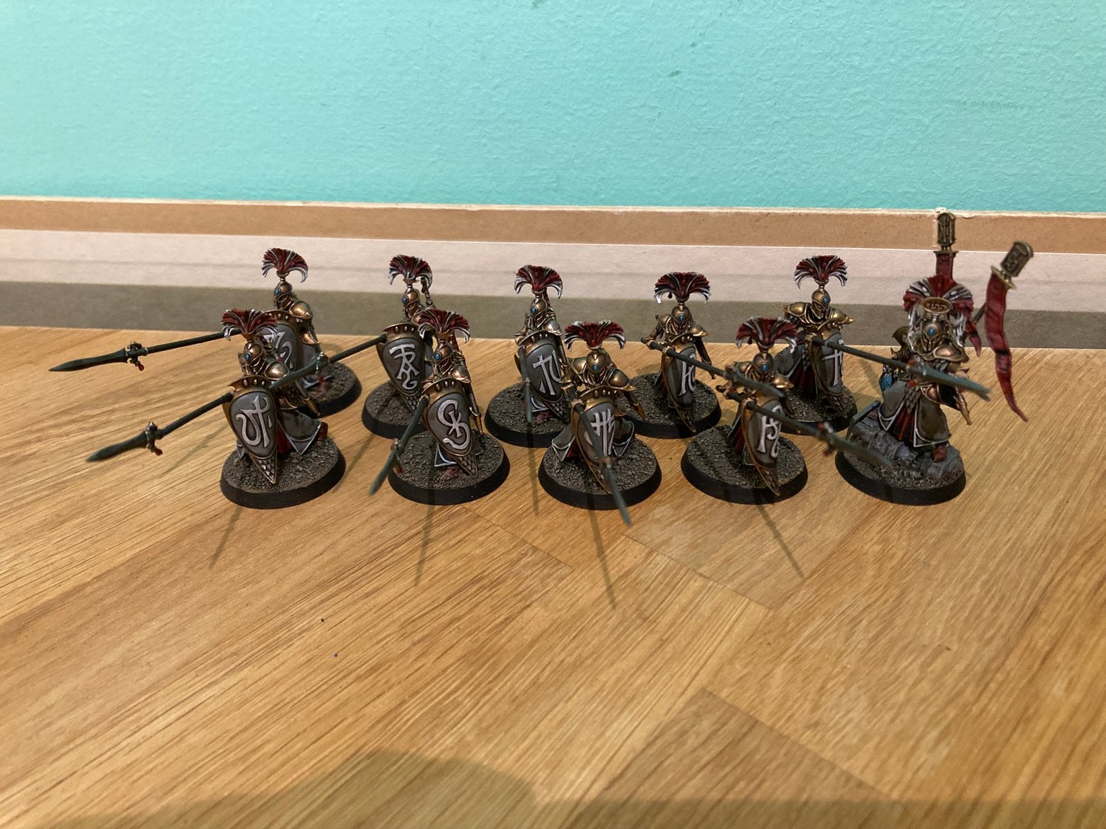 Age of sigmar lumineth wardens, Hobby en Vrije tijd, Wargaming, Figuurtje(s), Warhammer, Ophalen of Verzenden, Zo goed als nieuw