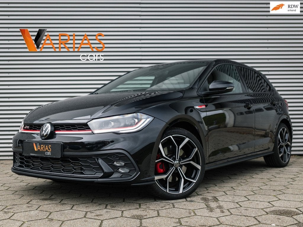 Volkswagen Polo 2.0 TSI GTI Keyless Lane als nieuw!, Auto's, Gebruikt, Zwart, 1984 cc, Zwart