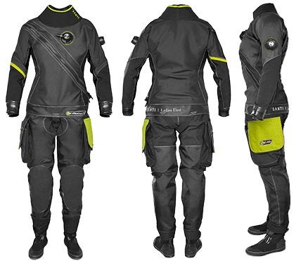 NIEUW – SANTI E.MOTION+ Ladies First Droogpak – Maat XL, Watersport en Boten, Duiken, Verzenden, Nieuw, Duikpak
