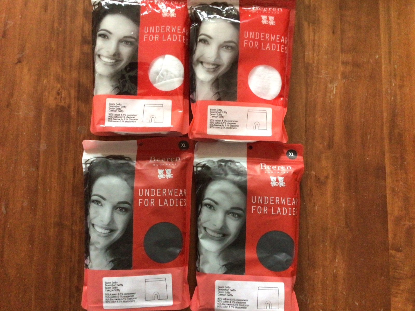 Beeren Bodywear dames boxershorts - 4 stuks, Ophalen of Verzenden, Meerkleurig, Broekje of Short