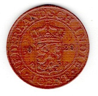 26-1471 Ned. Indie 1 cent 1924, Verzenden, Zuidoost-Azië, Losse munt