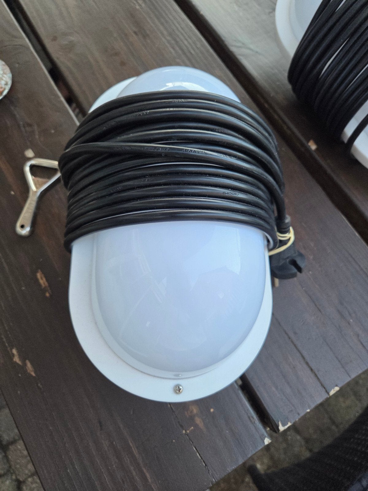2 Lampen voor aan een tentpaal, Ophalen, Zo goed als nieuw