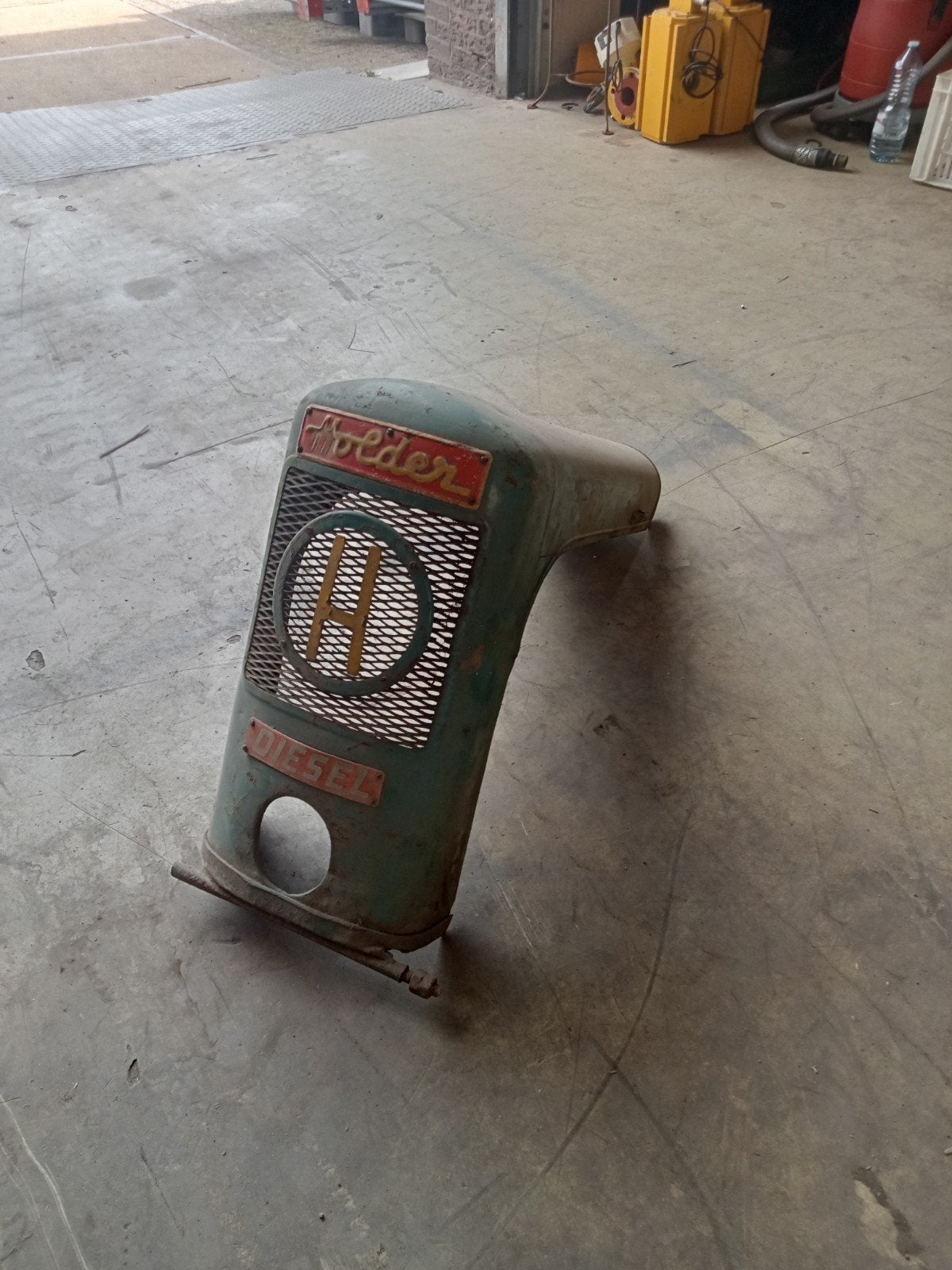 Holder Diesel Motorkap - Oldtimer Tractor Onderdeel, Ophalen of Verzenden