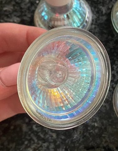 6 maal 50 mm GU10-spots, Ophalen, Halogeen, Gebruikt, GU10
