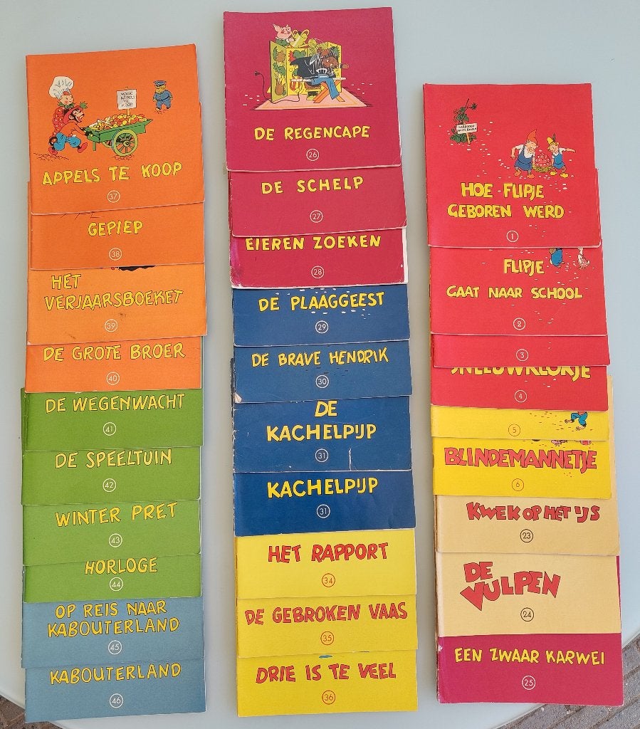29 Flipjes boekjes, Boeken, Ophalen of Verzenden, Gelezen, Onbekend, Prentenboek