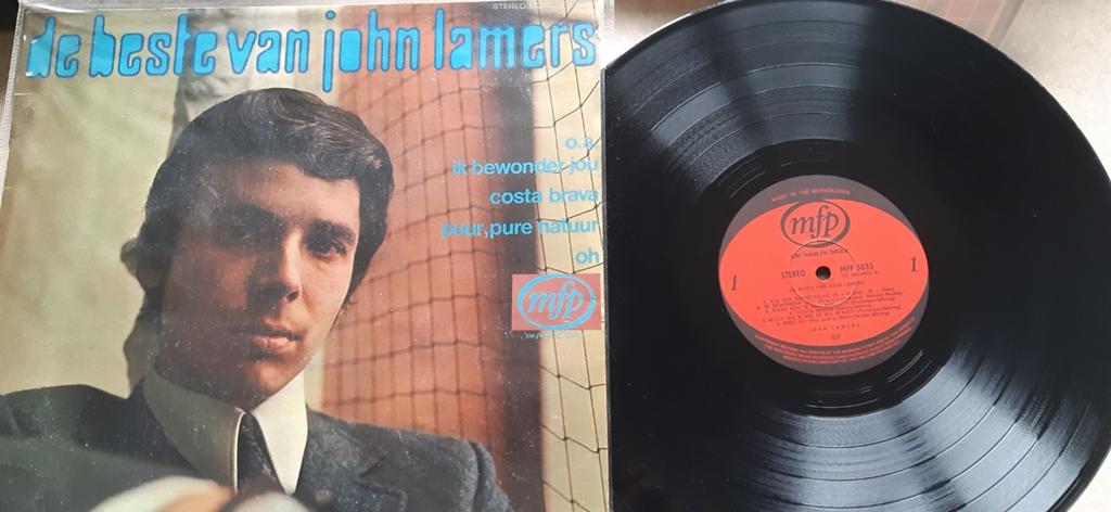 John Lamers/lp Het beste van John Lamers.jr 60, Ophalen of Verzenden, Gebruikt, 12 inch, Levenslied of Smartlap